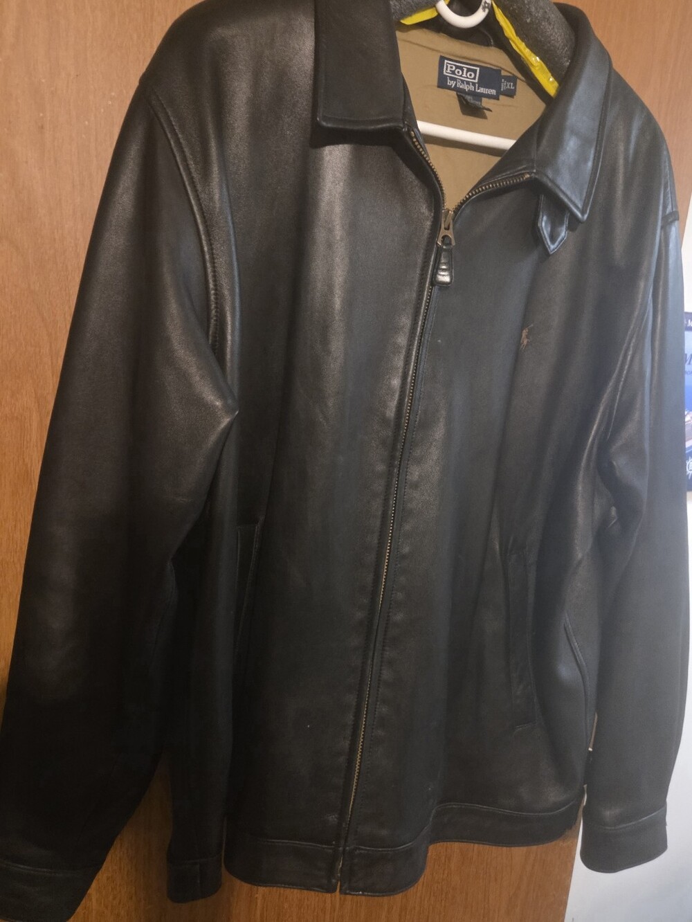 Ralph Lauren Polo Maxwell Lambskin Leather Jacket XL